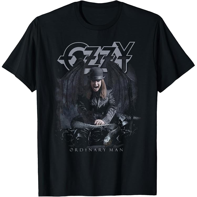 T-shirt Officiel Ozzy Osbourne - Patient No. 9 - Rock And Roll Hall Of Fame - Coupe Classique Homme/femme