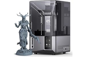 ELEGOO Mars 5 Ultra Imprimante 3D Résine, avec Écran LCD Mono 9K de 7 pouces, Impression à Haute Vitesse 150 mm/h, Caméra AI Intelligente, Transfert Wi-Fi, Taille d'Impression 153,36 x 77,76 x 165 mm³