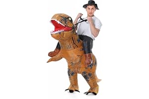 RHESHIN Costume T rex Deguisement Gonflable Dinosaure Adulte Costume Dinosaure Divertisseur Gonflable Deguisement