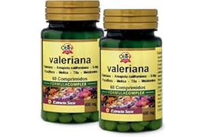 Obire | Valeriana Complex 400 mg | 60 Comprimidos | Pack 2 Unidades | Ayuda para Dormir Bien | Efecto Relajante | Con Pasiflora, Amapola Californiana, Melisa, Tila y Valeriana