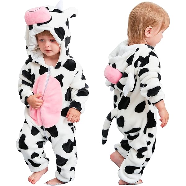 Pigiama Animale Per Bambini Con Cappuccio - Flanella Morbida Per Halloween E Carnevale | Unisex E Caldo