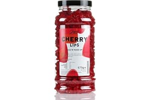A-Z SWEETSHOP Original Cherry Lips Gift Jar from The A-Z Retro Sweet Shop Collection