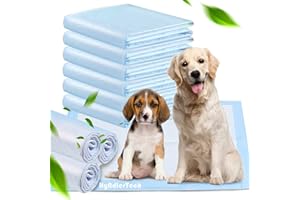 HyAdierTech Puppy podkładki treningowe dla szczeniaków, 33 x 45 cm, bardzo chłonna podkładka dla szczeniaków, podkładka higieniczna dla zwierząt domowych, super chłonne, zestaw 100 sztuk