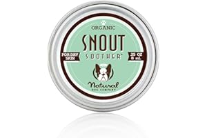 Natural Dog Company - Snout Soother | Dog Nose Balm for Chapped, Crusty and Dry Dog Noses, Organic, All Natural Ingredients 0.25oz Travel Tin