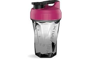 Helimix 2.0 Shaker de Proteínas, 500 ml (20 oz) - Batidora Portátil para Batidos y Smoothies - Sin Varillas, Grumos ni Baterías - Apta para Lavavajillas y Libre de BPA