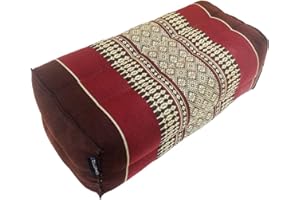 COLLUMINO Traditional Thai Kapok Yoga Support Block Cushion Meditation Pillow size 35 x 15cm