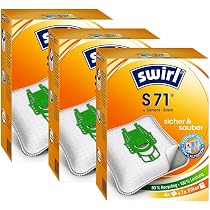 3 Pakete Swirl Staubsaugerbeutel S71 / S 71 MicroPor Plus AirSpace für Siemens Dynapower/Bosch Ergomaxx