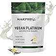 NAKPRO 100% Soy Protein Isolate, Vanilla - 1kg | 25.3g Protein, 4.6g BCAA | Natural Vegan Plant Protein Powder | Easy To Digest | All Essential Amino Acids for Muscle Gain and Recovery