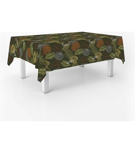 ANRO Mantel De Hule Lavable Con Un Trapo, Con Efecto Entablado, Color Gris- Marrón, 400 X 140 Cm