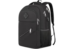 ‎BIKROD BIKROD Rucksack Herren und Damen, Schulrucksack Jungen Mädchen Teenager, Wasserdicht Schulranzen Laptoptasche mit USB Ladeanschluss, Arbeit Reisen Backpack mit Anti Diebstahl Tasche