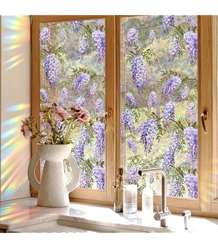 Decoratief Glas In Lood Raampje Met Regenboog En Hartje | Kunst