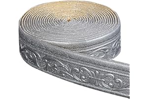 Jodimitty Wallpaper Borders Self Adhesive 10mx8cmx4mm Skirting Board Waistline Coving for Ceilings, Waterproof Anti-Collision Line Border Roll Wall Trim for Corner Line Ceiling Border (Silver Grey)