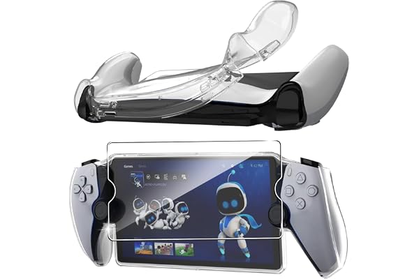 FDHYFGDY Coque de Protection pour Sony PlayStation Portal (PS Portal) Machine de Jeu, Coque de Protection en TPU Absorbant Les Chocs - Transparent