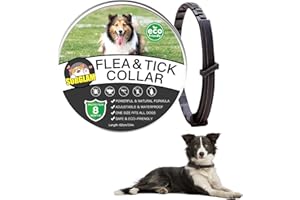 SURGLAM Flea Collar Treatment for Dogs, 70 CM Flea and Tick Treatment for Dogs, with 8 Months Flea Treatment for Dogs, Waterproof Adjustable Anti-flea Collars for Small, Medium, Large Dogs Puppies