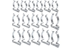 3-H 16PC Tool Spring Terry Clips 13/16/ 19/ 25mm,Tool Holder Garage/Shed Storage Grip Tidies Wall Mounted, Storage Hangers for Garages Sheds Yards Cupboards