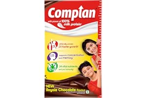 Complan Nutrition And Health Drink Royale Chocolate Powder, 1Kg Refill Pack With Power Of 100% Milk Protein And Contrains 34 