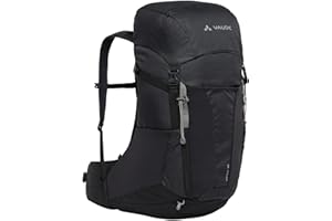 VAUDE Brenta Hiking Backpack, 30 Litres, Water-Repellent Backpack for Men and Women, Comfortable Trekking Backpack with Integrated Rain Cover, Practical Compartment Division