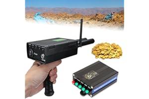 SANBOUSI 3D Gold Detektor, Handheld Metalldetektor 1000m Langstrecken 20m Tiefe Hochpräziser Unterirdischer Goldsucher Treasure Scanner für Relikte, Schmuck