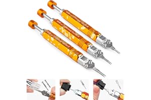 ‎JRREADY JRready 3Pcs Auspinwerkzeug Mini-Fit Jr Molex Micro Fit Entriegelungswerkzeug, Für Computer Repairfor, Molex MX3.0 Male/Female Terminals Mini-Fit Jr.TM Series Terminals Removal Tool Kit