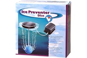 velda 145005 Disque de déglaçage, avec Pompe à air, incolore, 1 pièce en 1 Colis