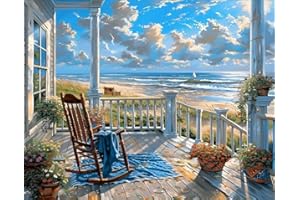 JanFebMar DIY Kit per Dipingere con Numeri Adulti Dipingere con i Numeri Bambini Principianti Decorazione della Casa Senza Cornice 40x50cm