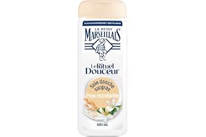 Le Petit Marseillais - Överfettad duschvård rismjölk och jasminblomma - The Ritual Douceur (400 ml flaska)