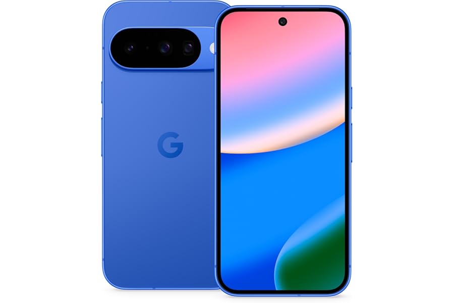 Google Pixel 10 - Unlocked Android Smartphone with Gemini, Advanced Triple Rear Camera, 24-Hour Playtime and 6.3" Actua Display - Indigo Blue, 128GB