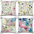 Gspirit federe Gatto 4 Pack Cuscini per divani Decorativo Cotone