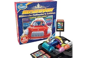 ThinkFun- Rush Hour Ultimate Edition Collector - Version surdimensionnée - Jeu de logique de l'embouteillage - Casse-tête - A partir de 8 ans - Ravensburger 76423 - Multilingue (Français inclus)