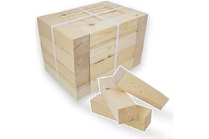 DELEGN Legna da Ardere per Camino e Stufa a Legna - 100% Abete Naturale Essicato - Fiamma Forte e Lunga Durata - 8kg (20,7dm³)