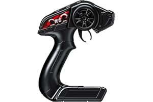 Womaqu Trasmettitore per auto radiocomandato 2,4 GHz, pezzi di ricambio Trasmettitori RC per 14331 14322 18323 18303 18321 (ricevitore non incluso)