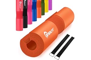 NEALFIT Barbell Pad Squat Pad for Squats—Squat Bar Pad—Great for Weightlifting,Lunges and Hip Thrusts—Foam Sponge Pad—Fit Standard and Olympic Bars Perfectly