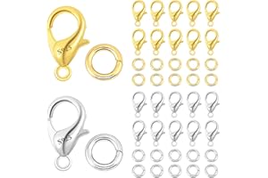 ‎ALEXCRAFT ALEXCRAFT 925 Sterling Silber Kettenverschluss Gold Ketten Verschlüsse Armband Verschluss für DIY Schmuckherstellung