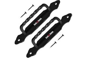 KOTARBAU® Maniglia per porte, 190 mm, 2 pezzi Maniglia in ferro battuto, adatta a porte in ferro e in acciaio, anche per portoni e porte scorrevoli