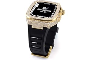 VEVEXIAO Case with Band Compatible with Apple Watch Bands 46mm 45mm 44mm Metal Protective Cover Case with Silicone Strap Shockproof Bumper for iWatch Series 10 9 8 7 6 5 4 SE