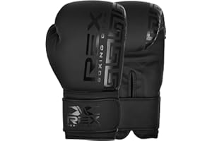 REX Sports Boxing gloves Muay Thai Pad gloves Sparring gloves MMA and Kick Boxing 02-08 OZ for Kids and 10-16 OZ for Adults