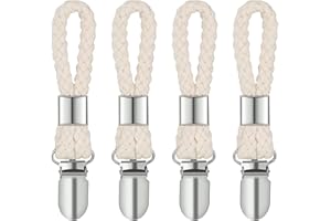 ruggito Towel Clips, Tea Towel Clip, Multifunctional Towel Holder, Durable Towel Clip, Suitable for Hanging Houses, Cabinets and Bathrooms, Pack of 4