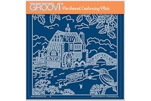 Clarity Sellos Linda Williams 'The Old Water Mill Placa cuadrada A5 Groovi