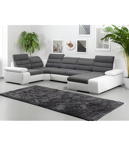 Canapé D'angle Robin Inspire Cezar Avec Couchage Et Rangement - 340 X 200 X 90 Cm - Coloris Fuego159