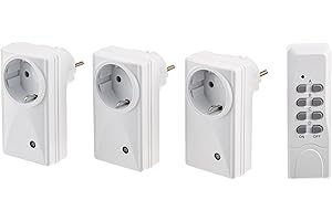 ATLANTIS-ELECTRONIC Funksteckdosen-Set, 4-teilig