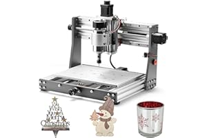 Genmitsu 3020-PRO MAX V2 CNC Router Machine for Metal Carving and More, GRBL Offline Controller, with Limit Switches & Emergency-Stop, XYZ Effective Working Area 300 x 205 x 78mm