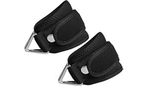 Hossom Tobilleras Poleas 2 Piezas Tobillera para Polea, Correas Tobillos Gym, Accesorios para Gimnasio para Entrenamiento de Gluteos, Maquina de Cable, Fitness