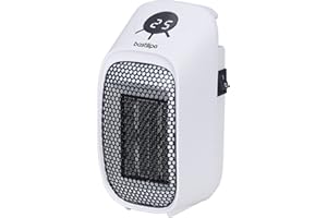 Bastilipo - Chauffage de salle de bain, élément chauffant PTC, 400 W, avec minuterie, MC-400