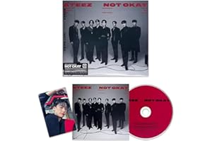 ATEEZ - 3rd JAPAN SINGLE [NOT OKAY] (Limited B Ver.) Booklet + Photocard + 4 Extra Photocards