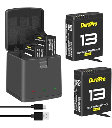 CELLONIC Batterie Rechange Pour GoPro Hero 4 / 4 Black / 4 Silver / 4 Plus - 3.8V 1160mAh Lithium-ion (Lot De 2)