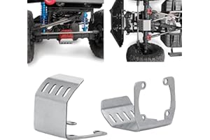 Runup RC, piastra di protezione per asse anteriore, piastra di protezione differenziale per 1/10 RC Crawler Axial SCX10 II 90046