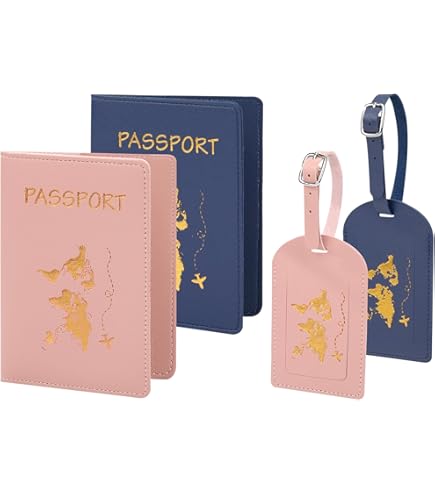 Pelle Portapassaporto In Pelle PU - 4 Pezzi, Colori Assortiti, Per Documenti E Carte Di Viaggio Custodia Passaporto - Foto 10