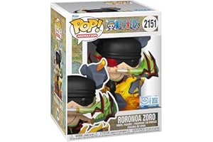 Funko Pop! Premium: One Piece - Roronoa Zoro - King of Hell - Exclusivité Amazon - Figurine en Vinyle à Collectionner - Idée de Cadeau - Anime Fans