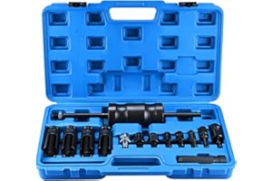 FreeTec Jeu d'extracteurs d'injecteurs diesel - Extracteur d'injection - Extracteur d'injecteurs - Outil CDI (14 pièces)