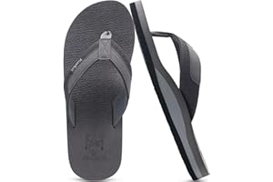 KuaiLu Chanclas Hombre Verano Playa Piscina Comodas Cuero Flip Flops Planas Caminar Antideslizante Yoga-Espuma Sandalias De Dedo